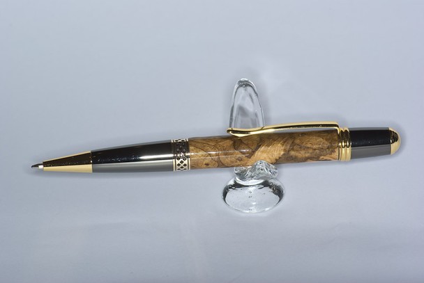 Mesa ballpoint,Spalted Hickory burl