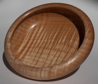 Small curly maple bowl